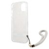 Guess GUHCP13SHFLSD iPhone 13 mini 5,4złoty/gold hardcase Flower Strap